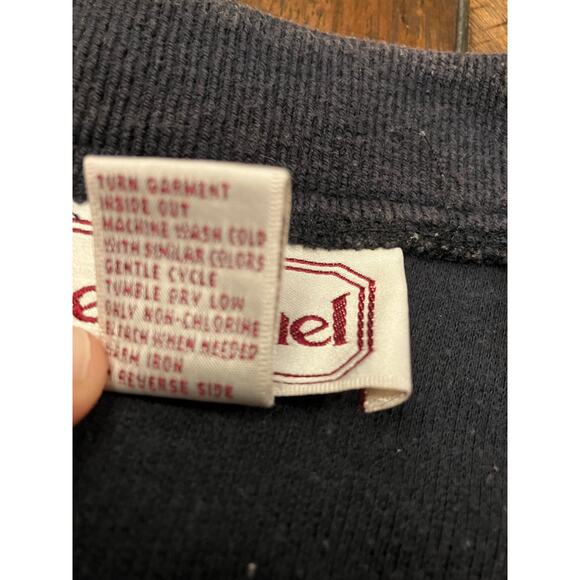 Bechamel Womens Cardigan Size L Black Button Embellished Short Sleeve Cotton - Picture 7 of 8